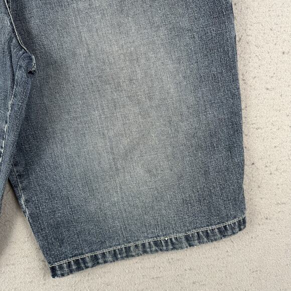 Rocawear Carpenter‎ Shorts Mens 36 Blue Denim Baggy Y2K Streetwear Hip Hop - Picture 4 of 16